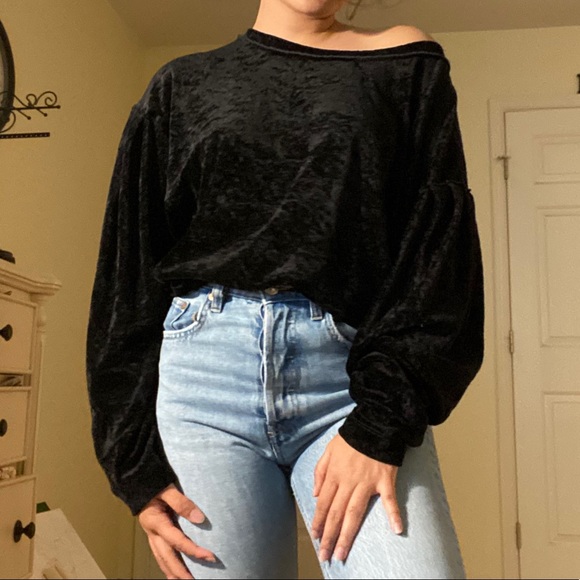 Free People Velvet Sweater - Picture 2 of 4